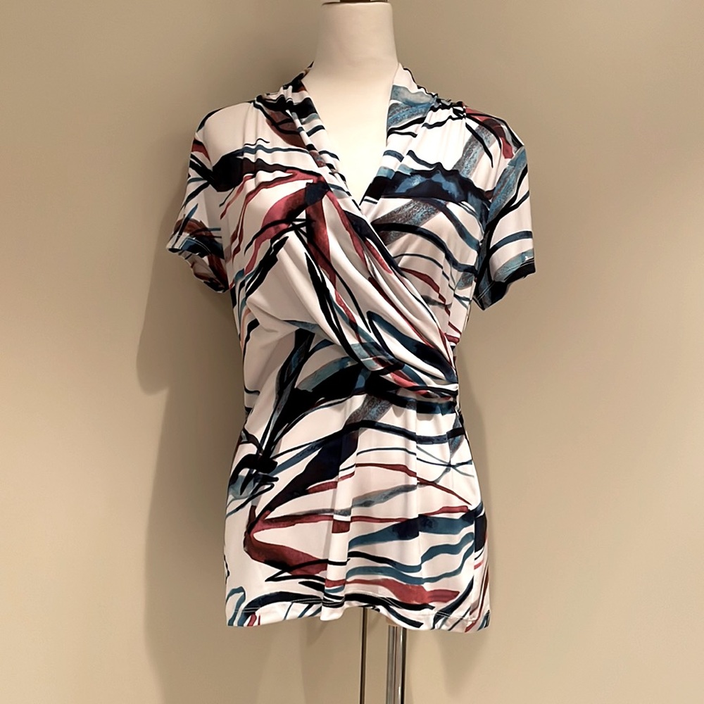 DKNY Printed Blouse - Size Medium